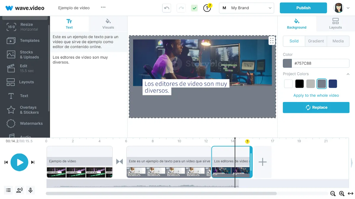 9+1 herramientas para crear vídeos: wave.video