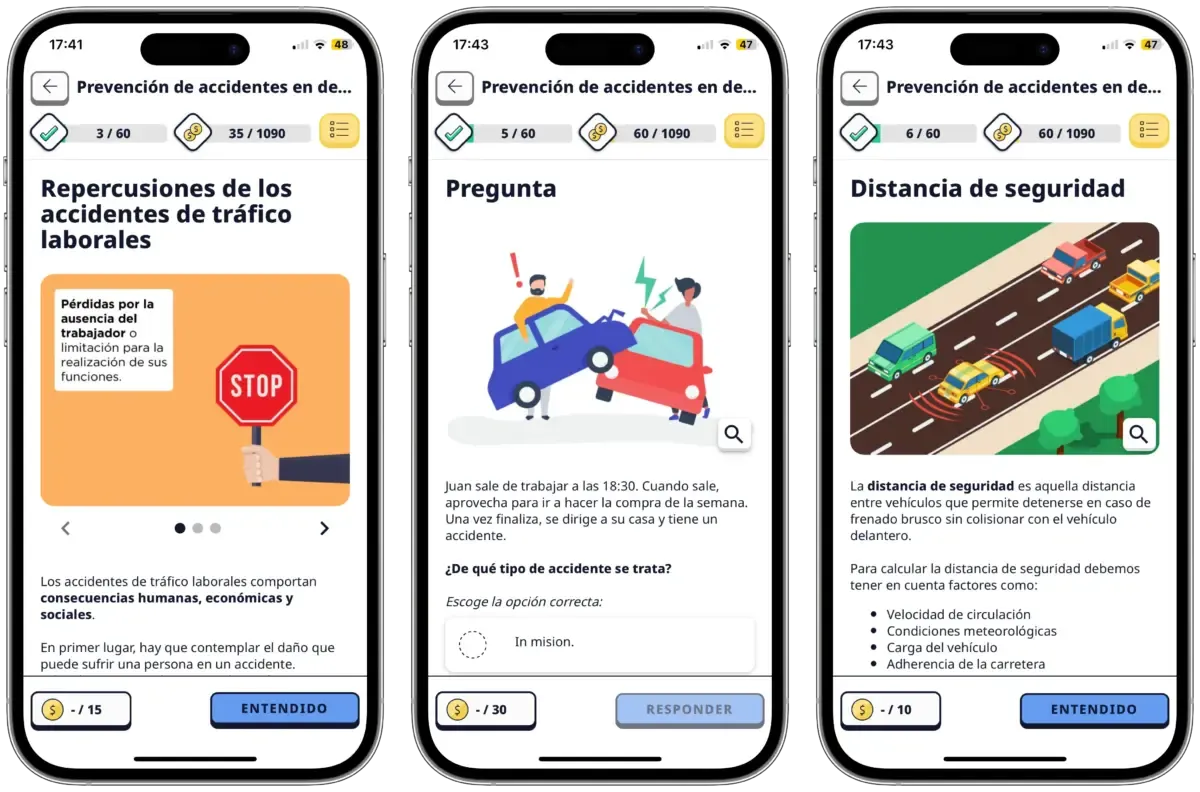 Prevenció d’accidents en desplaçaments